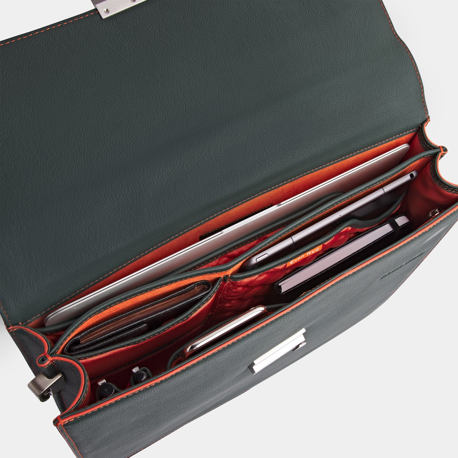The Classic Briefcase - Green