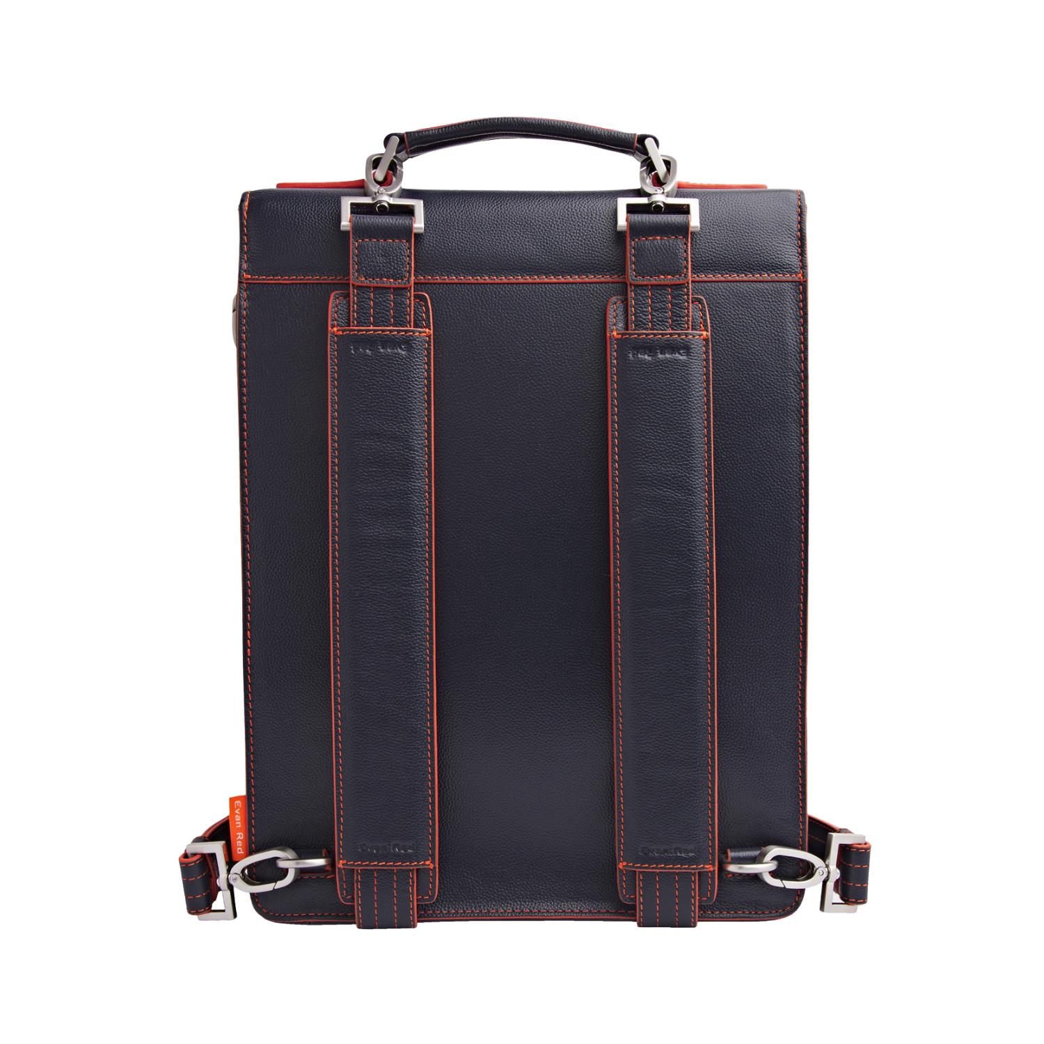 The Modern Backpack - Navy Evan Red
