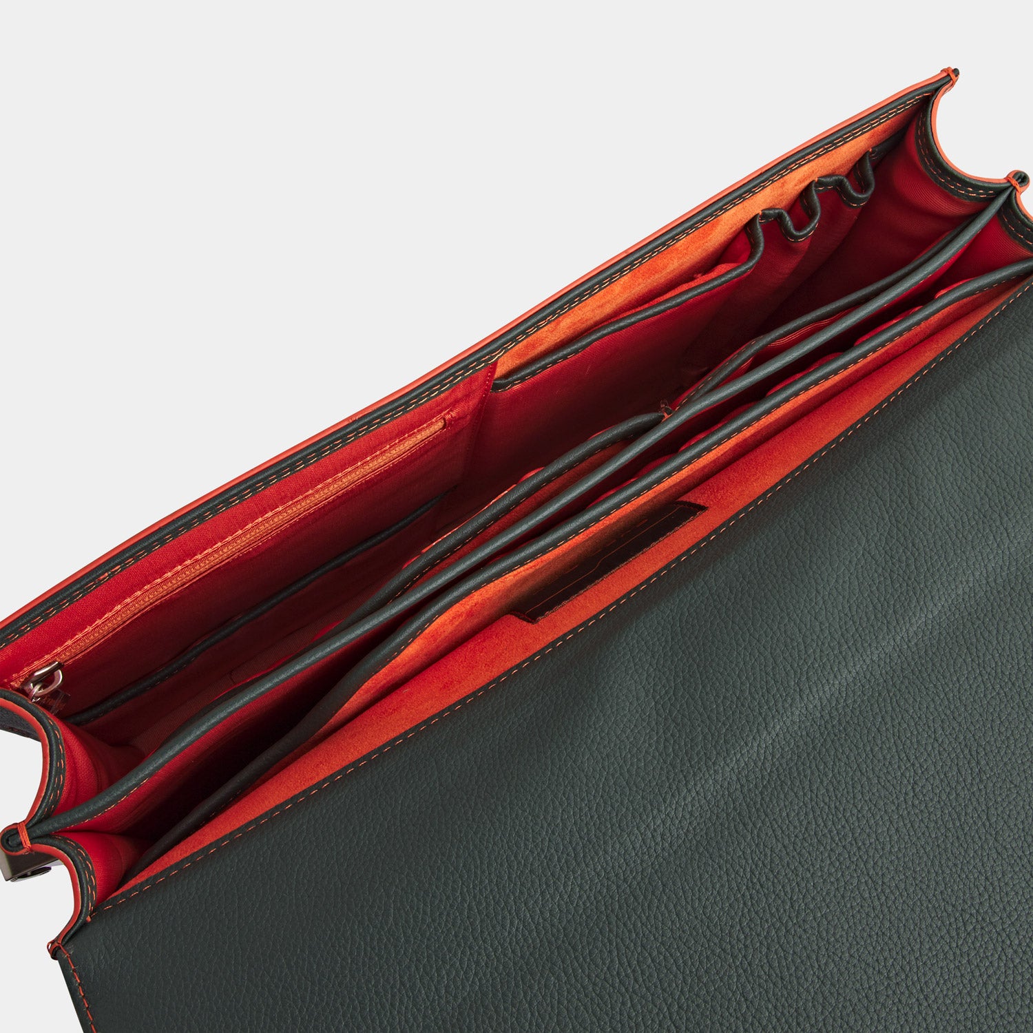 The Classic Briefcase -  Green